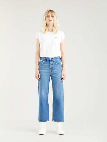 Ribcage Straight Ankle Jeans in Jive Together