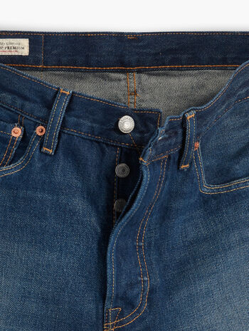 Men'S Dark Blue 501® Original Jeans - Shop Non-Stretch Denim