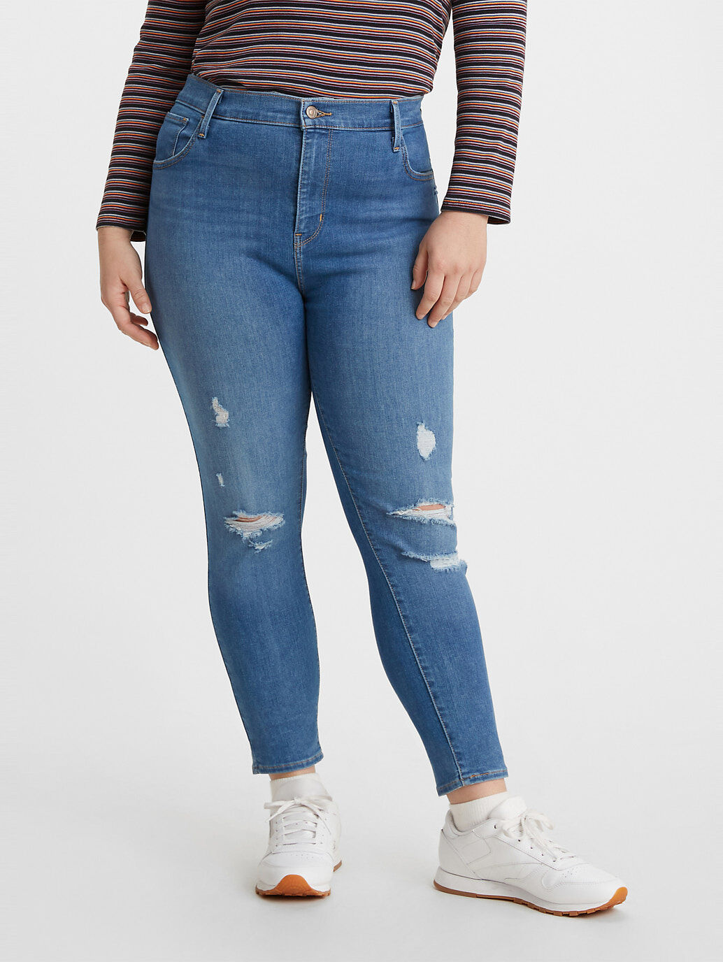 levi's high rise super skinny jeans