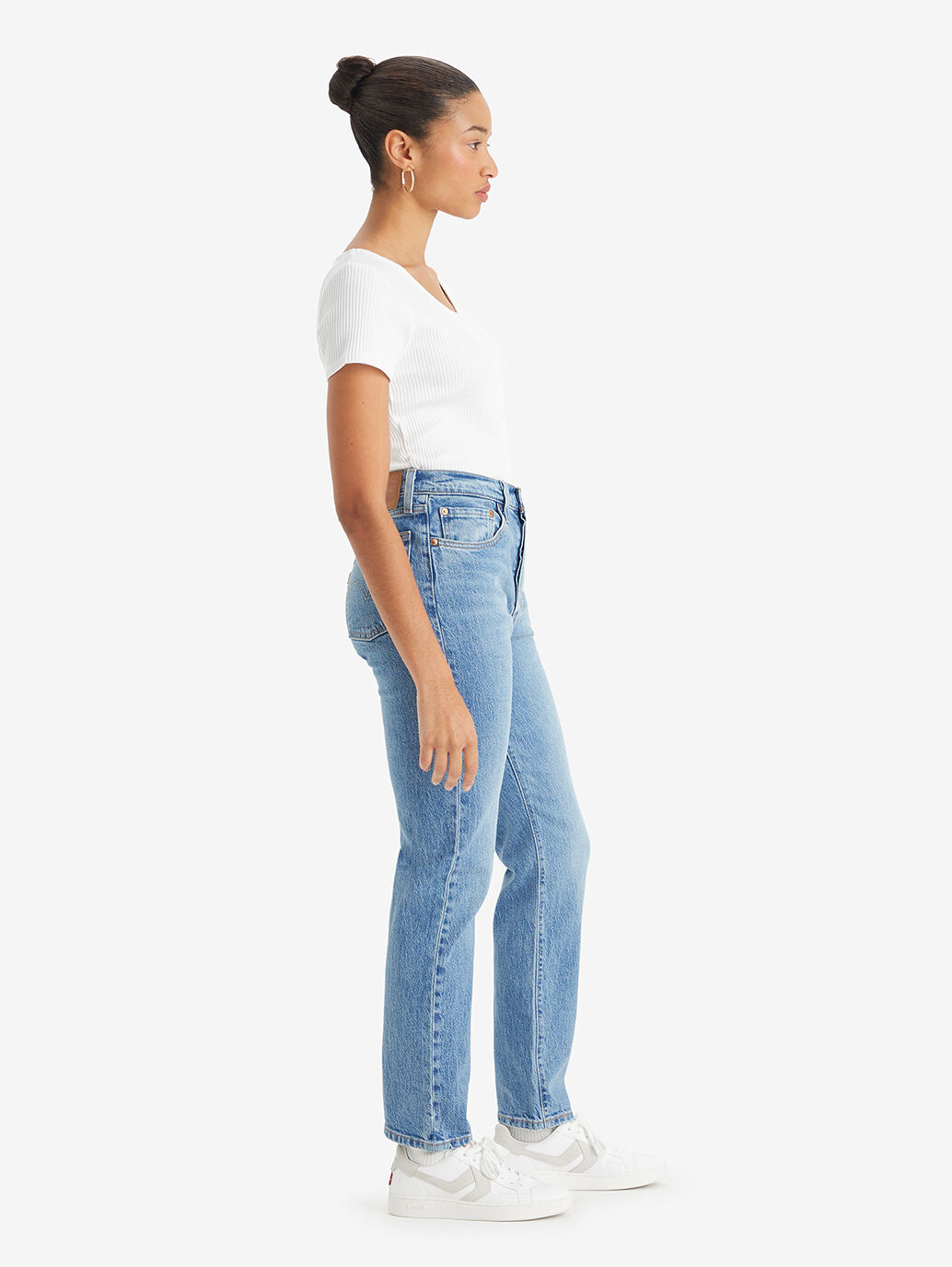 Women's Light Blue 501® Original Jeans - Straight Leg Denim