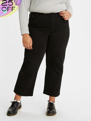 Ribcage Straight Ankle Jeans (Plus Size)