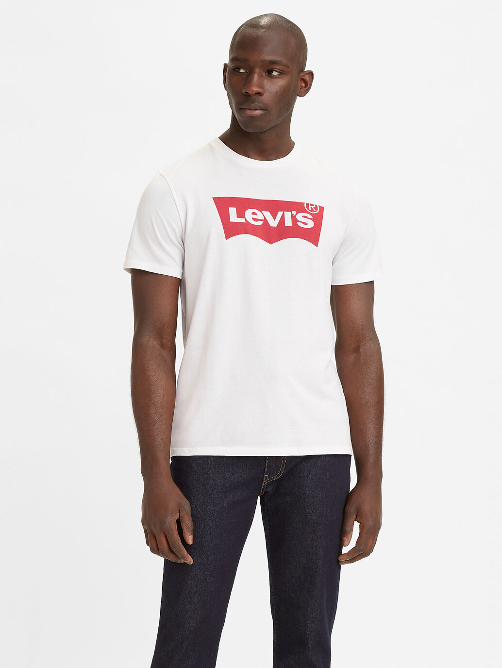 levi's red and white t shirt
