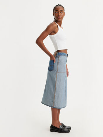 Reversible Side Slit Skirt