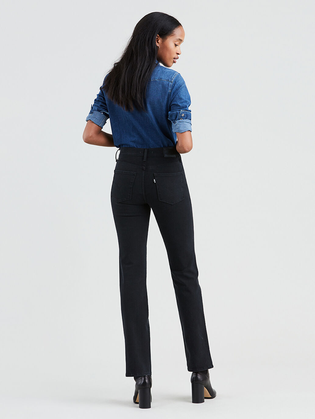 314 shaping straight stretch jeans