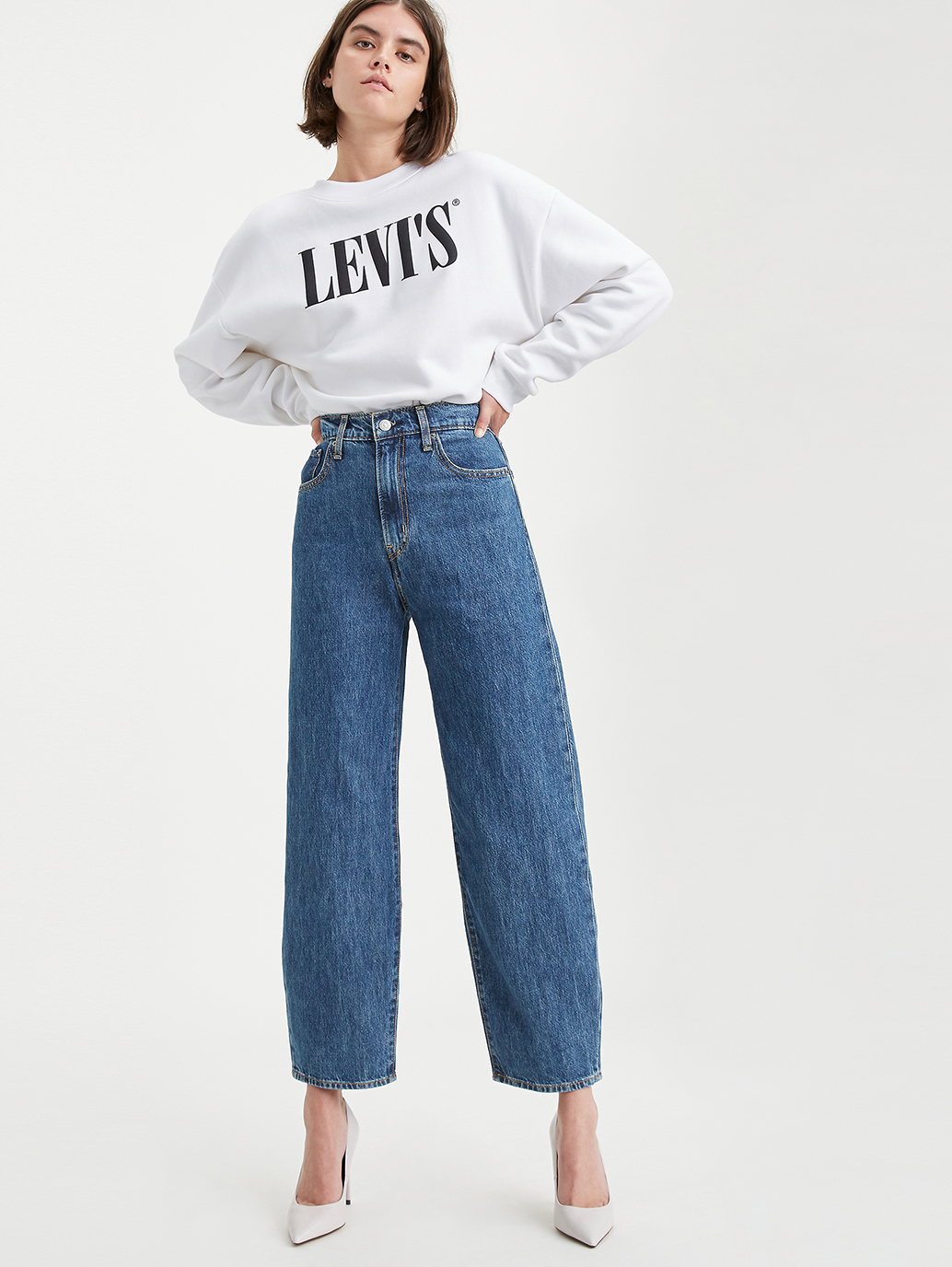 levis high waisted women's jeans