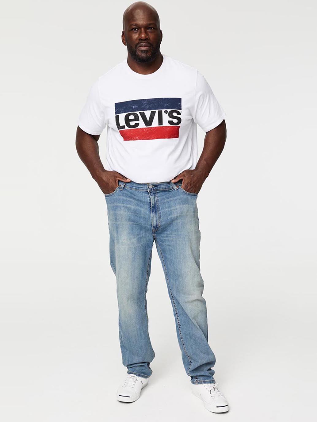 white levi's big and tall