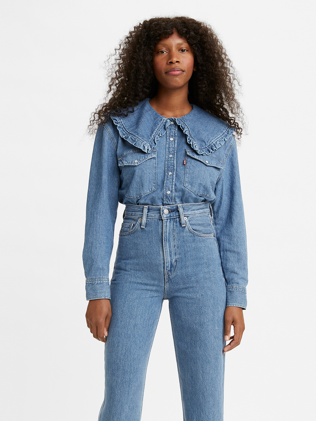 Levi's® x GANNI Western Shirt in Just For Fun Mid
