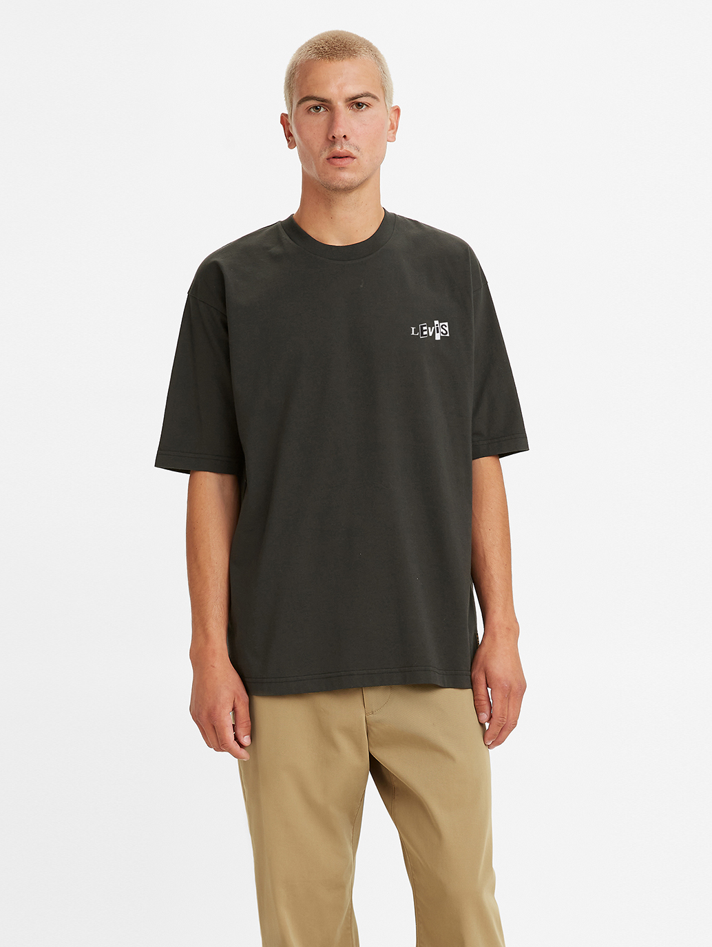Levi's® Skate Graphic Boxy Tee in Lsc Black Core Batwing Black